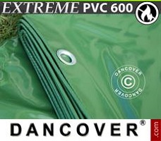 Presenning 5x7m PVC 600g/m² Grøn, Brandhæmmende